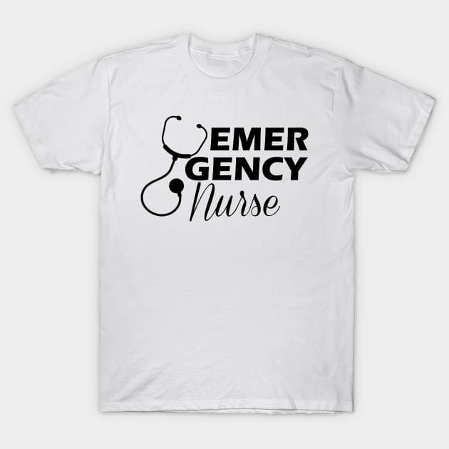 ER Nurse - Emergency Nurse T-Shirt by KC Happy Shop